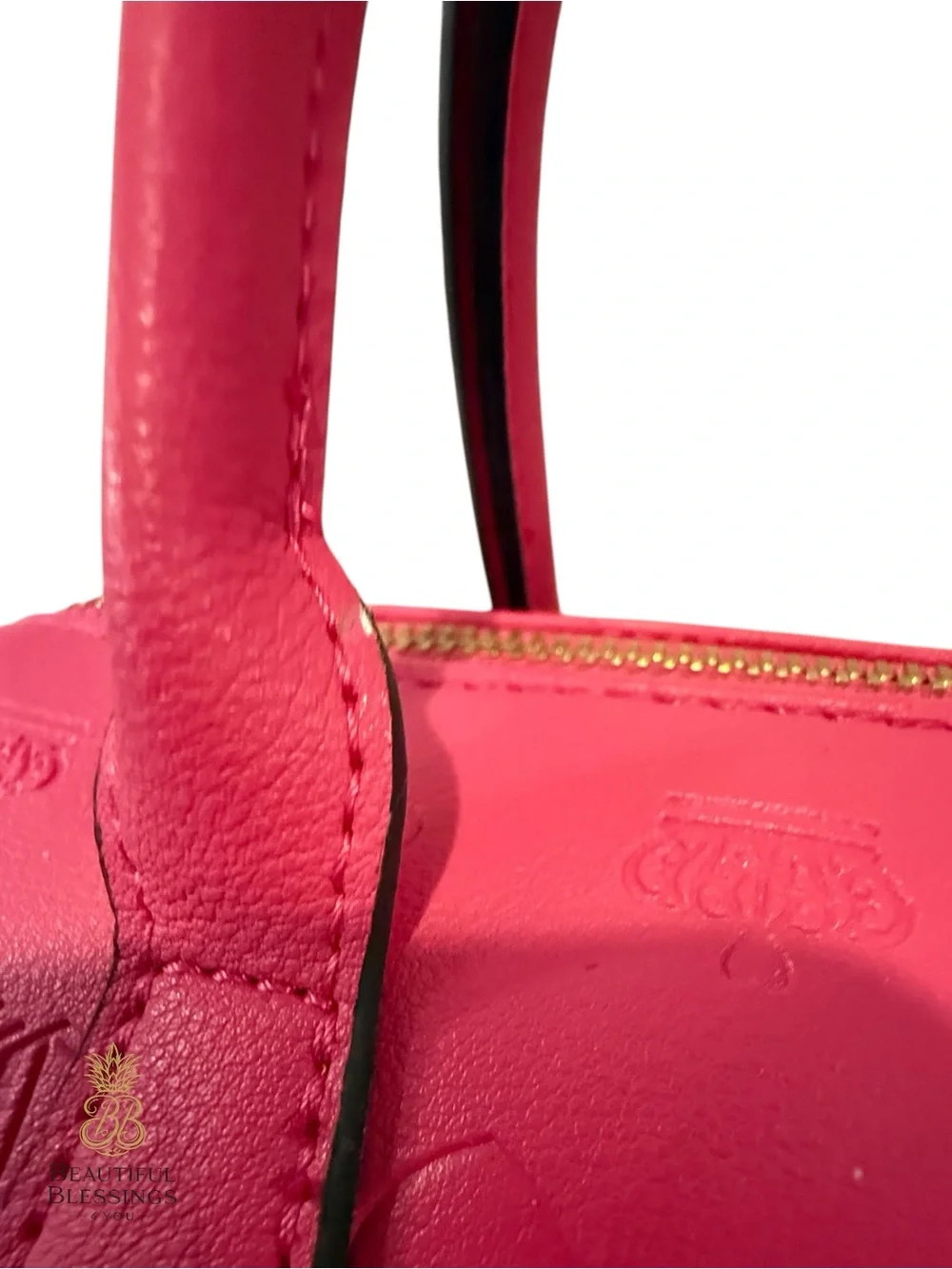 Juicy Couture Pink Embossed Crossbody Bag Rhinestone JC Logo Y2K Barbiecore NWOT